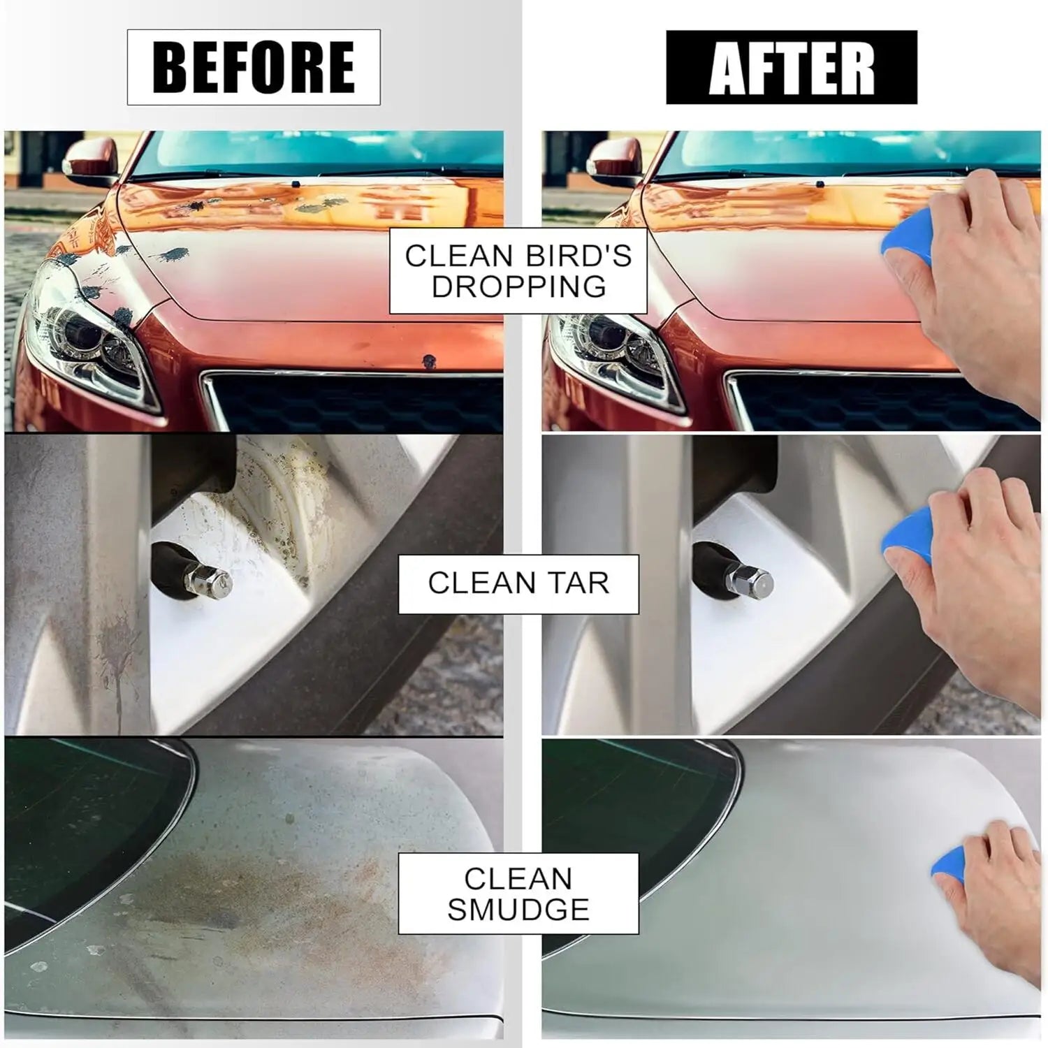 Car Wash Clay Bar Wash Mud 100g Detailing Cleaning Polishing Tool Soft Mud Care Auto Paint maintenance