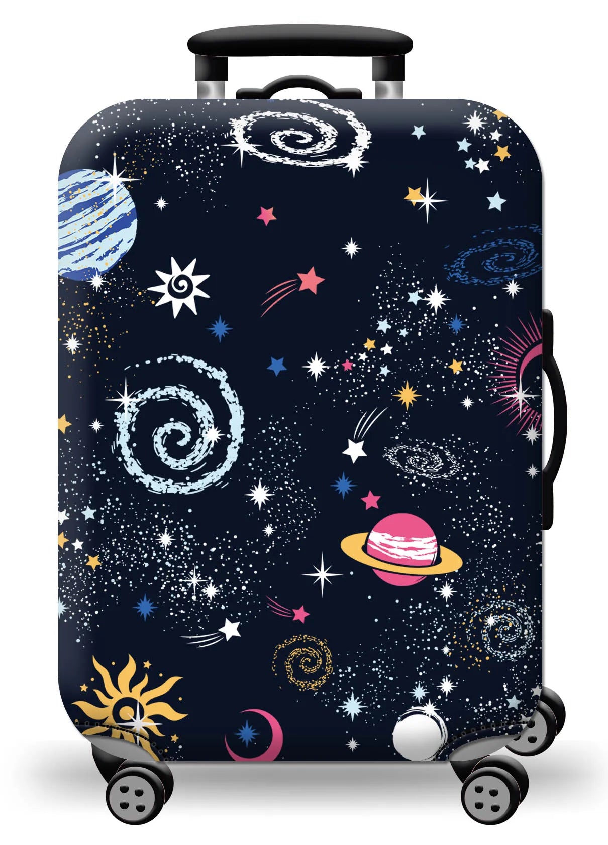 Thick Elastic Universe Luggage Protective Cover Zipper Suit For 18-32 inch Bag Suitcase Covers Trolley Cover Travel Accessories