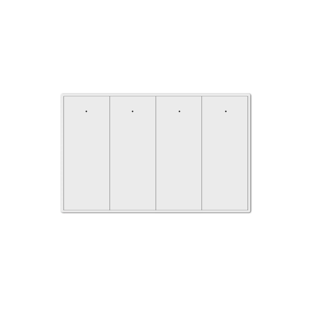 Zemismart Zigbee Push Wall Light Switches Work with Tuya Alexa Google Home Smartthings via hub 1 2 3 4 Gang Neutral Interruptor