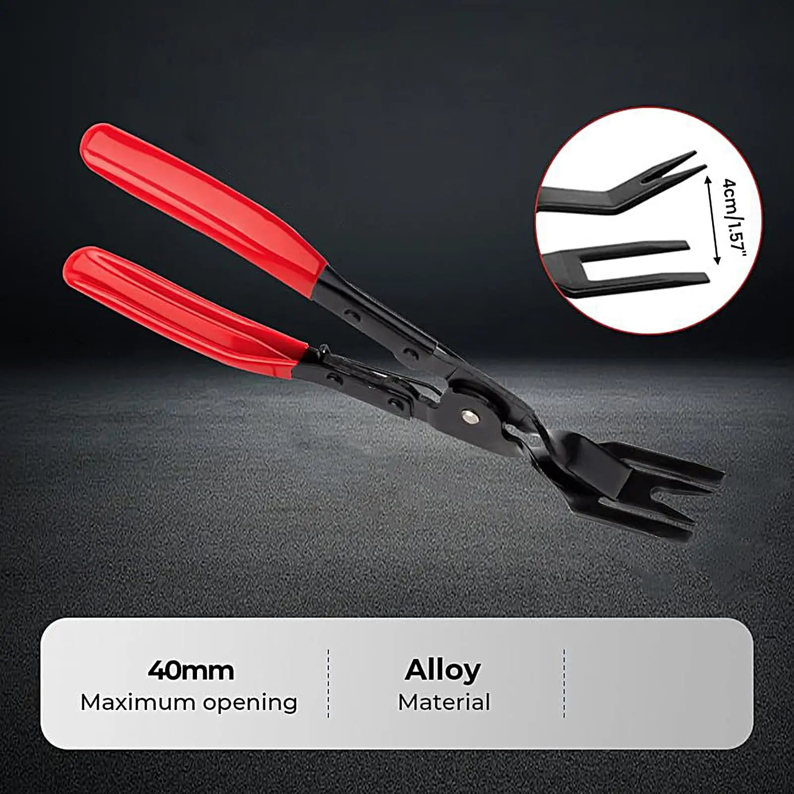 1pc Panel Clip Removal Pliers Automotive Trim Remover Clip Pliers For Car Electrical Work Upholstery Installation Replacement