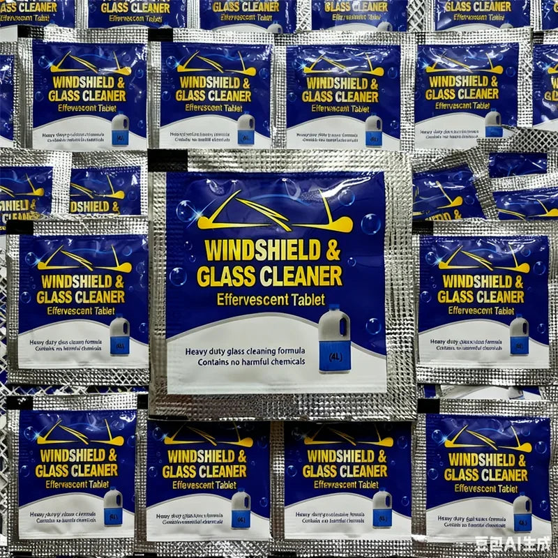 Anti stain and anti fog 2-in-1, car effervescent tablets protect driving safety!