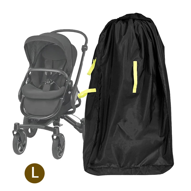 420D Oxford Large Car Seat Bag For Airplane Travel Baby Stroller Dust Cover Infant Carrier Storage Bag With Shoulder Strap