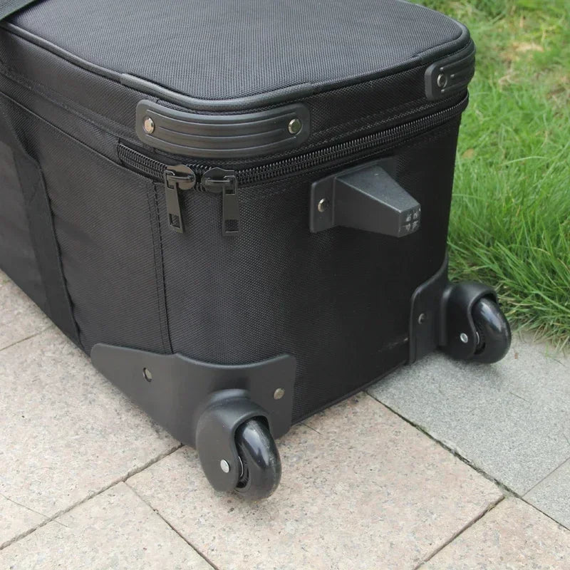 Photographic Lamps Storage Rolling Luggage High Capacity Trolley Professional Photography Suitcase Wheels Studio luggage Bag
