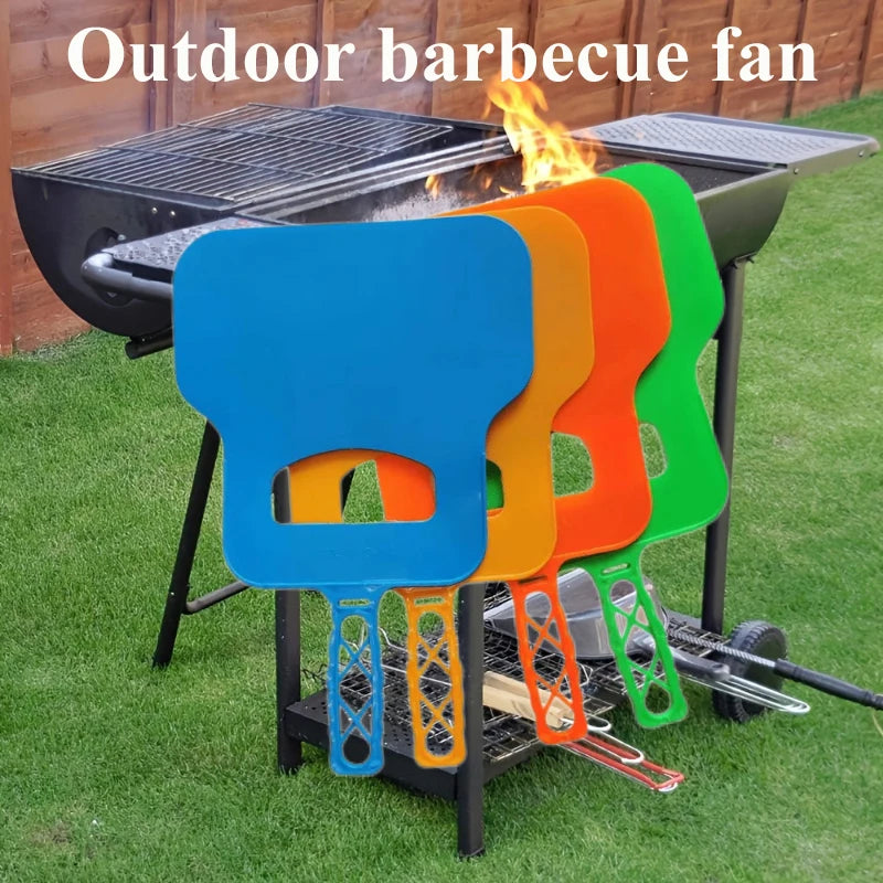 Barbecue Fan  BBQ Hand Crank Blower Tool Manual Combustion Support Outdoor Cooking