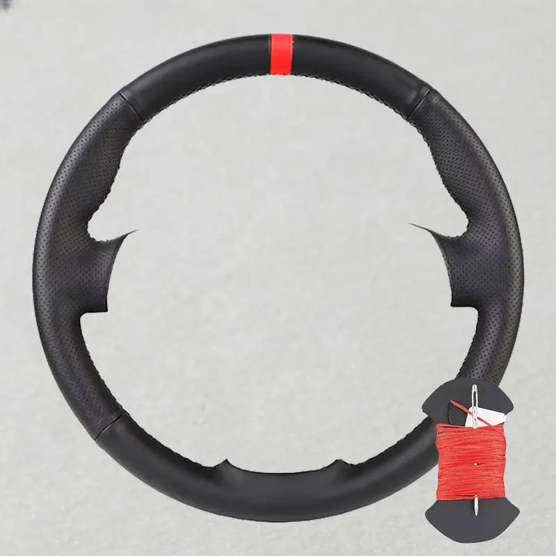 Custom Suede Leather Car Steering Wheel Cover BMW M Sport F30 F31 F34 F10 F11 F07 X1 X2 X3 F20 F21 F25 F32 F33 F36 F39 F48