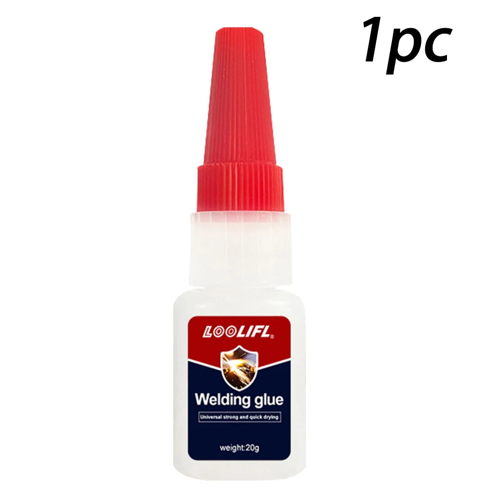 Loolifl Weldingglue Highstrength Universal Super Adhesive Waterproof Quickdry Glue for Ceramics Metal Plastics Wood Shoe Repair