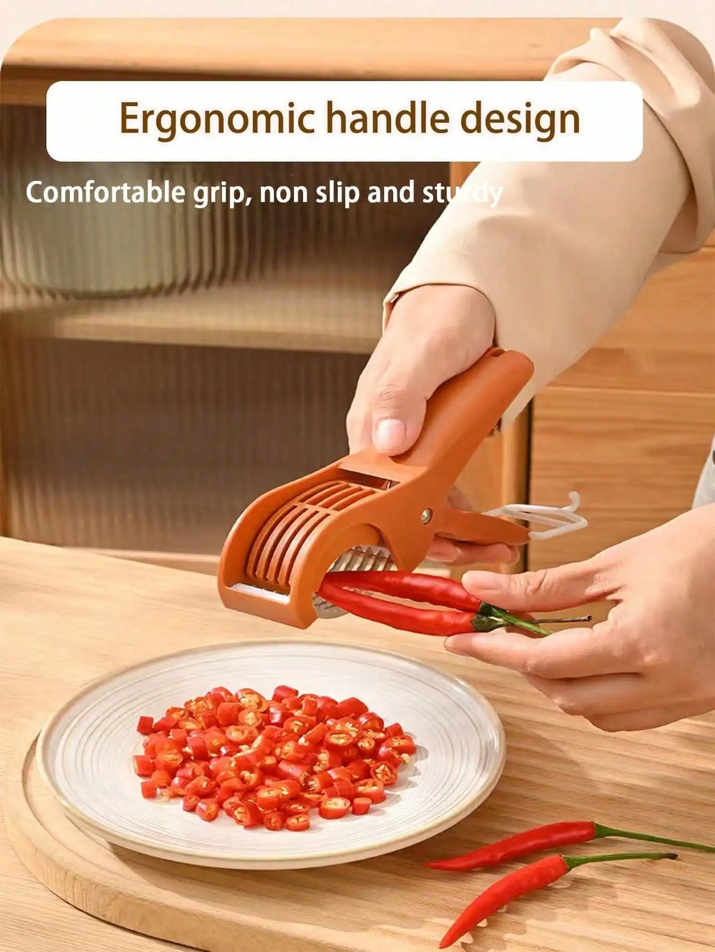 Stainless Steel Vegetable Fruit Manual Slicer - Multi-Functional Kitchen Manual Tool, Suitable For Cucumber, Banana, Onion And Salad, Chili, Fast And Even Manual Slicer, Dishwasher