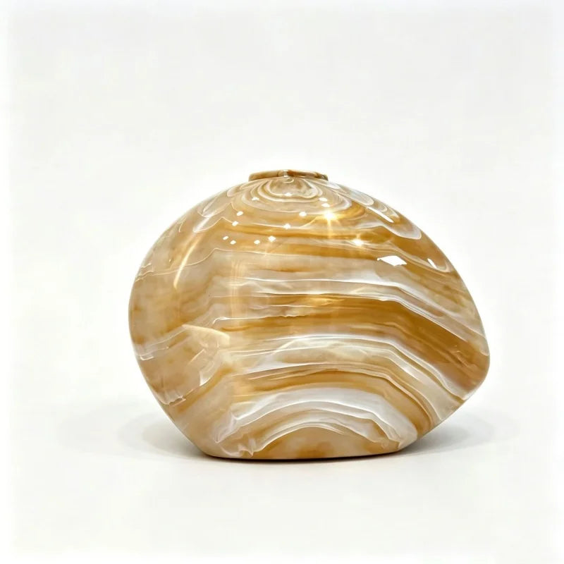 Shell Shape Acrylic Clutch Bag Goose Egg Box Bag Trendy Stone Marble Pattern Mini Handbag And Purse Women's Party Wedding Clutch