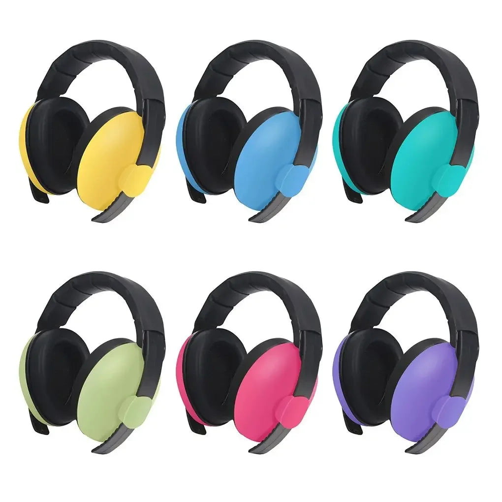 Child Baby Anti-Noise Earmuffs Adjustable Hearing Protection Safety Ear Muffs Kids Noise Cancelling Headphones Sleeping Child
