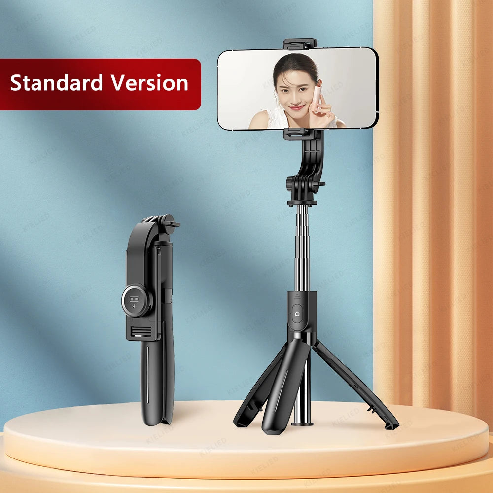 Selfie Stick Tripod for Cell Phone, Detachable Mobile Stand, Monopod with Wireless Remote for iPhone Android Huawei Xiaomi