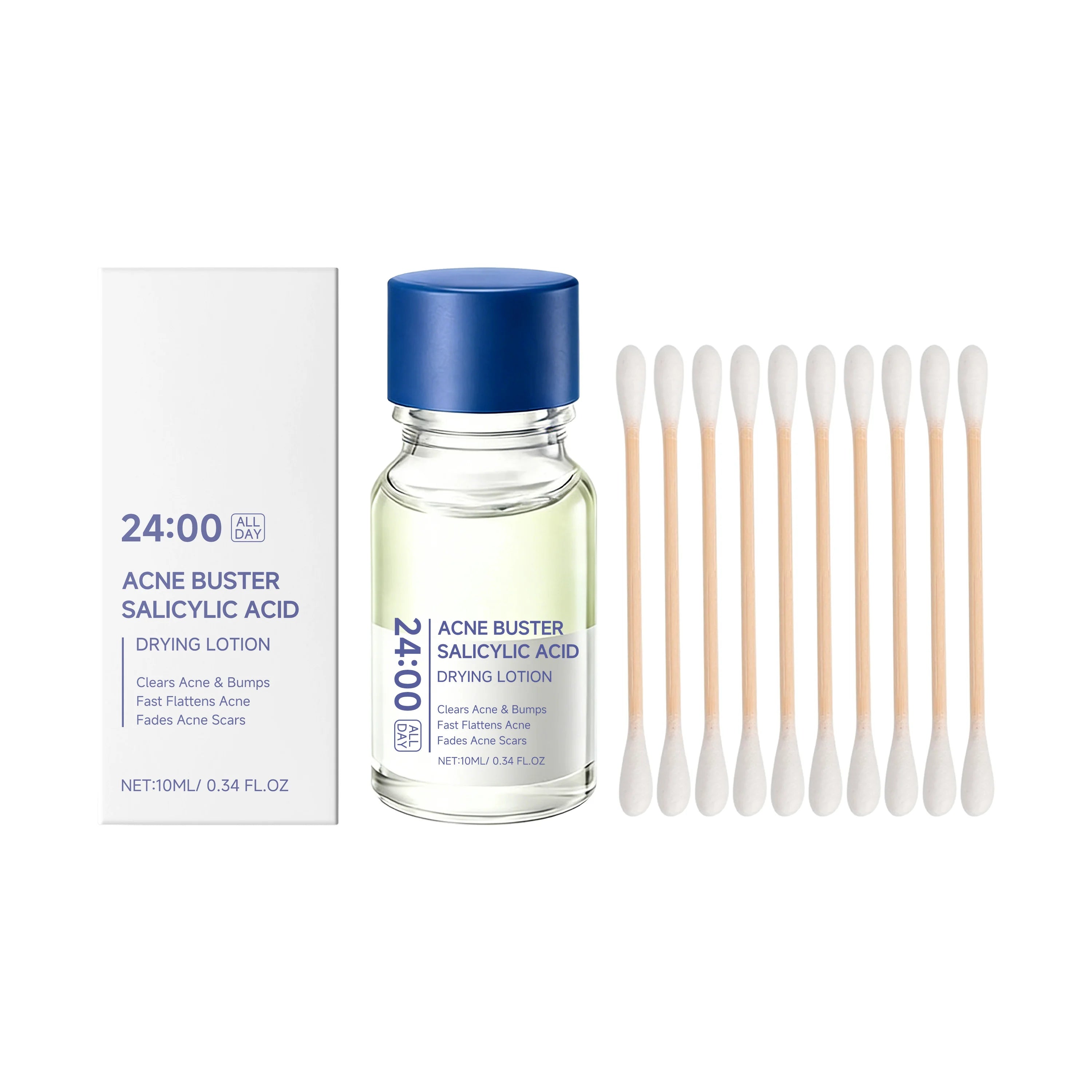 Salicylic Acid Serum for Acne Drying Lotion Acne Treatment Sensitive Skin Care Pimples Acne Remover Serum Cream Anti Acne Serum