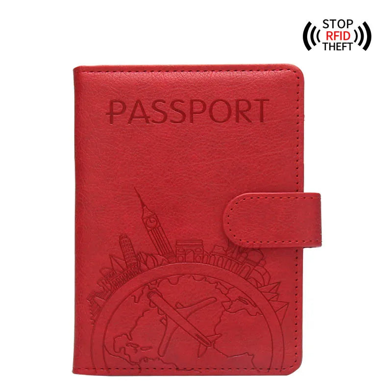 Antimagnetic&Anti-theft Global Tourism Passport Cover Wallet Bag Men Women ID Address Card Holder Portable Travel Accessories