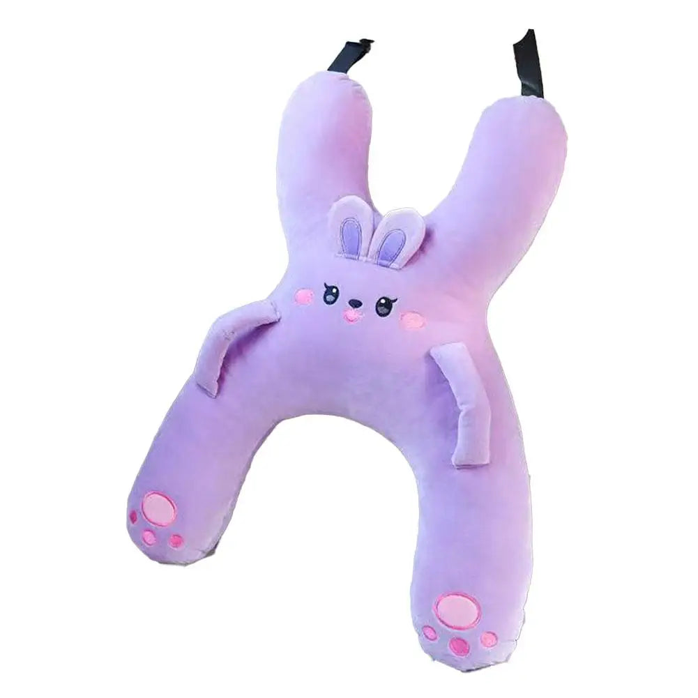 Car Children's Pillow Comfortable And Breathable Car Headrest Waist Support Cute Cartoon Car-Mounted Child Sleeping Pillow
