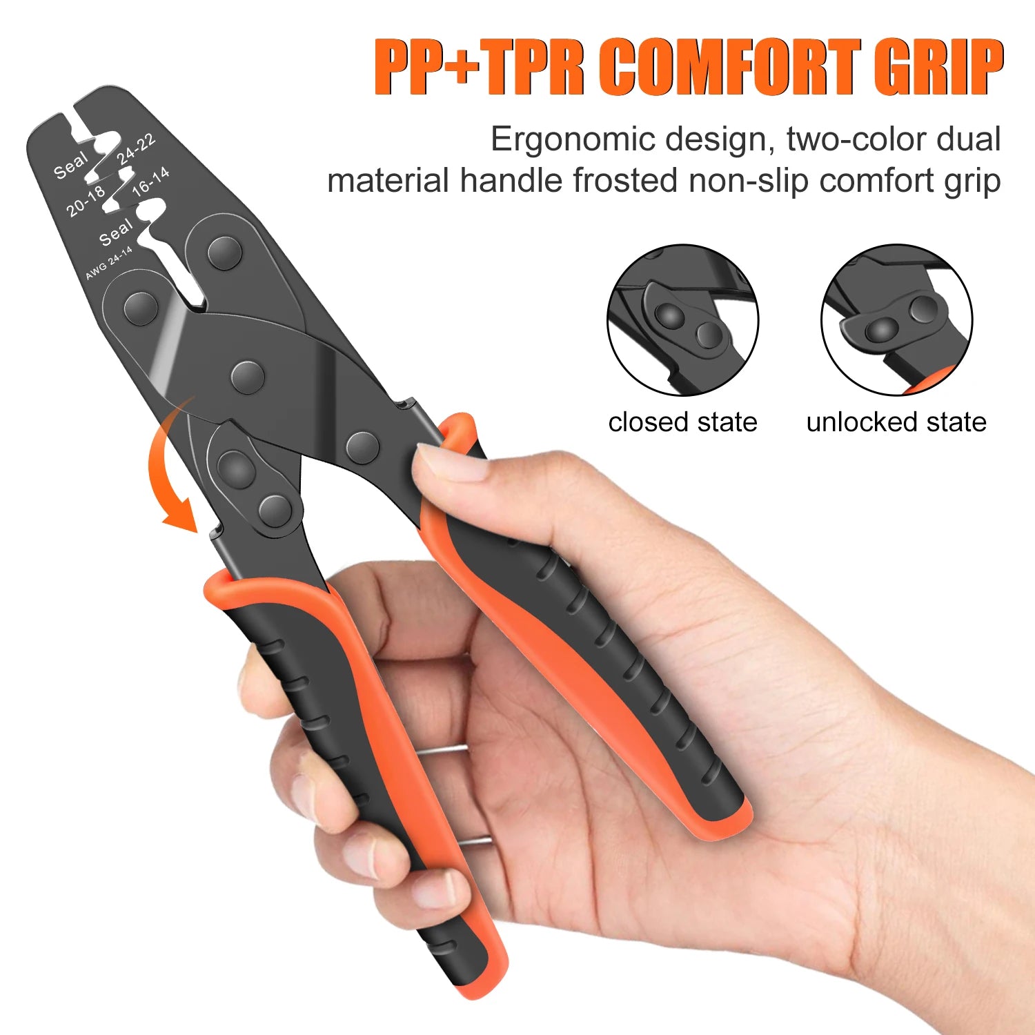 Sj-1941c Weather Pack Crimper Tools For Delphi Aptiv Packard Weather Pack Terminals Metri-pack Connectors For Sealed Terminals