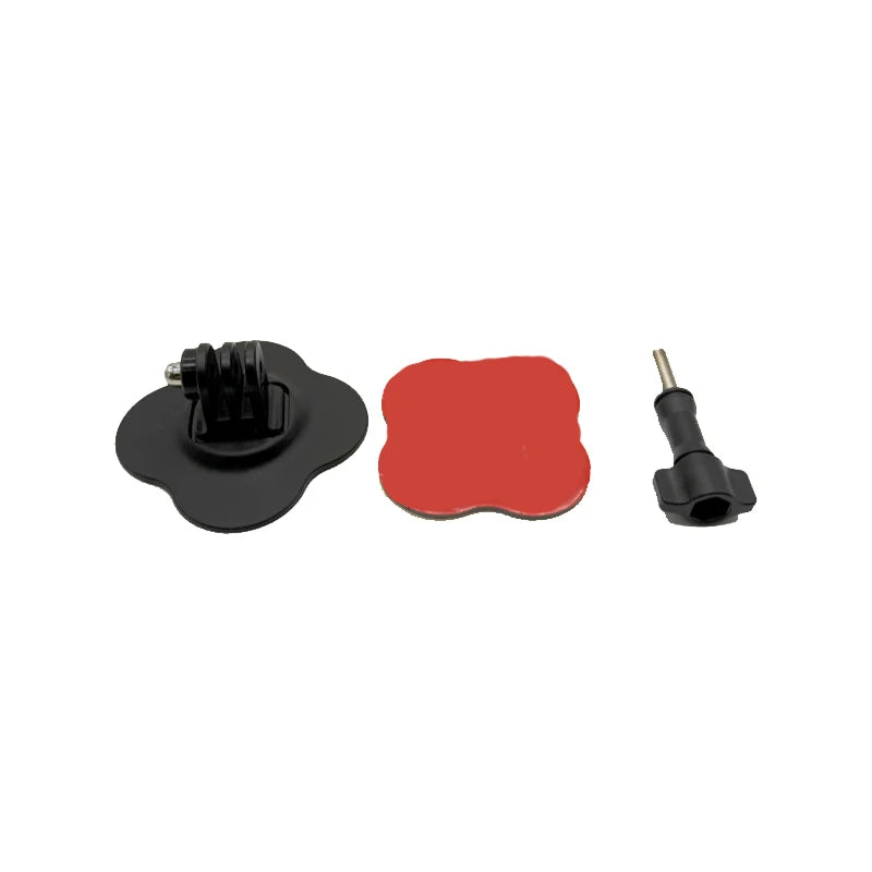 Universal Flexible Helmet Mount for GoPro 13 12 11 10 9 Insta 360 X3 X4 X5 DJI Curved Flat Adhesive Base Sports Camera Accessory