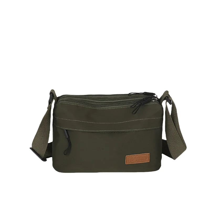 Fashion Multi Pocket Single Shoulder Bag Reusable Simple Versatile Messenger Bags Large Capacity Tote Bags for Women