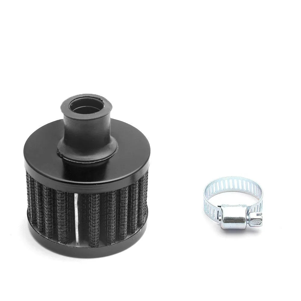 12mm Air Filter Cold Air Intake Filter Breather Turbo Vent Air Intake Filter Cleaner Universal for Car and Motorcycle
