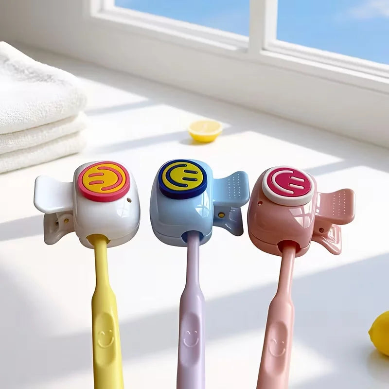 3 pieces Dopamine color scheme toothbrush storage box - A must-have toothbrush travel container for both home and travel use