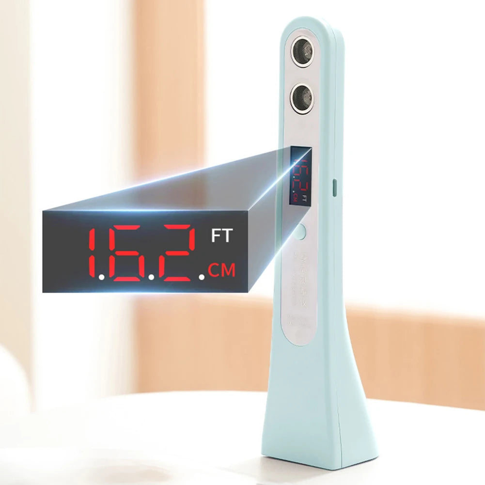 Ultrasonic Height Measuring Stadiometer LED Display Portable Height Measuring Device Electronic Height Ruler for Adults Kids