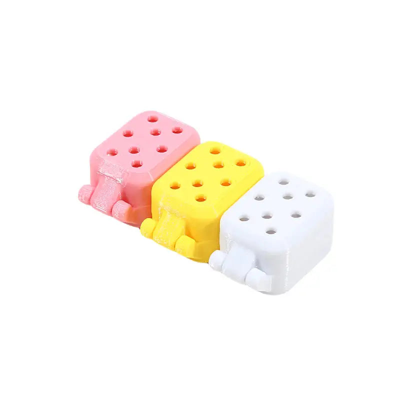 3/6pcs Electric Toothbrush Head Travel Case – Ventilated Protective Cover, Clean & Lightweight for Storage