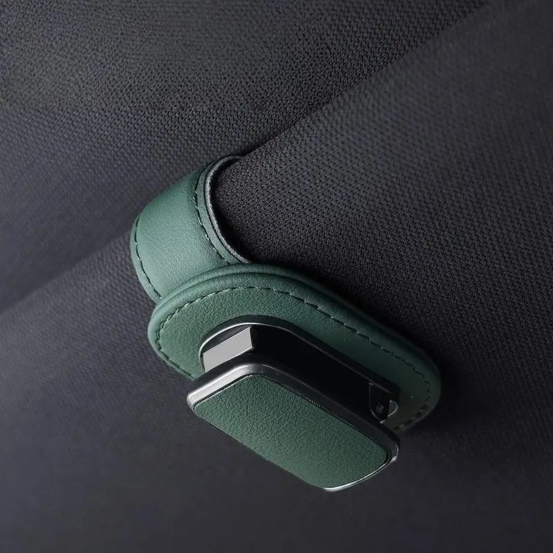 1Pcs Auto Glasses Holder Car Ticket Sunglasses Holder Car Sun Visor Glass Storage Car Interior Supplies