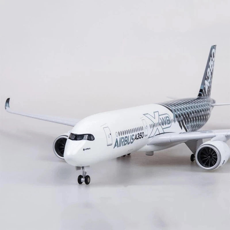 Airbus A350 Prototype XWB Airways Model 1/142 Scale 47CM Diecast Resin Airplane with Lights And Wheels for Collection Gifts