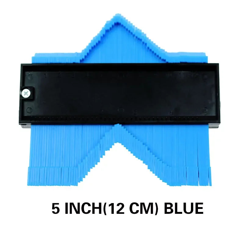 Contour Gauge 10 Inch Widen Profile Gauge Measure Ruler Contour Duplicator For Measurement Tiling Laminate Wood Marking Tool