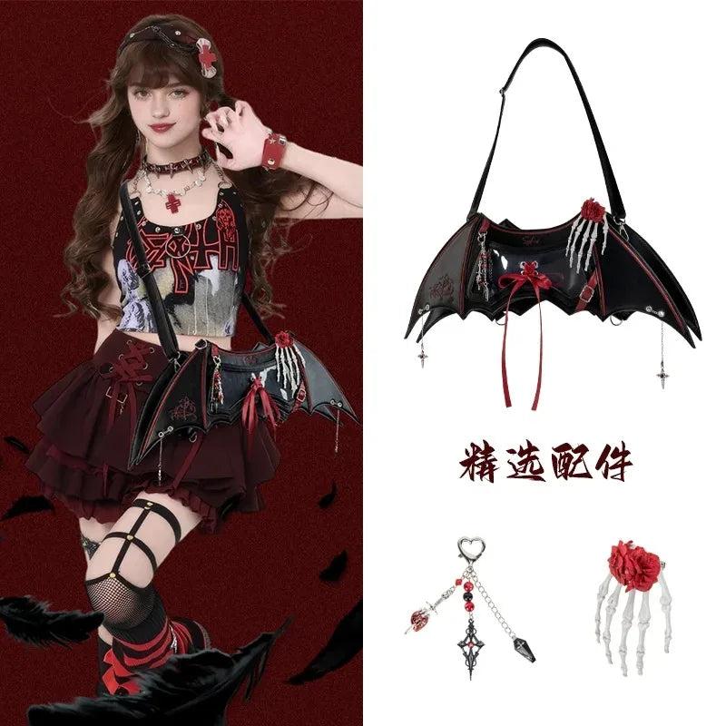 Love and Deepspace Itabag Cartoon Sylus Crossbody Bag Shoulder Bag Anime Merchandise Holiday Gift Semi-Transparent Display