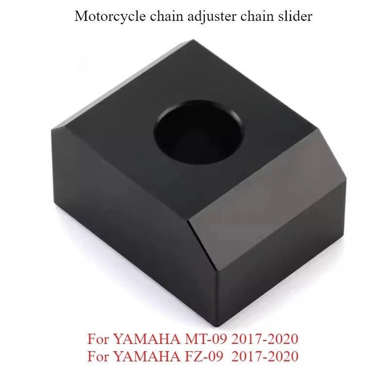 Motorcycle chain adjuster chain slider aluminum alloy modified accessories for Yamaha MT09 MT 09 FZ09 FZ-09 2017 2018 2019 2020