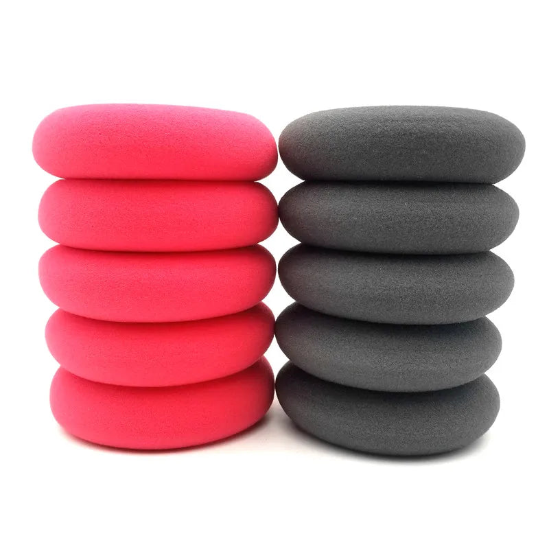 AUTOBRIGHT 10pcs Polishing Waxing Sponge Car Detailing Wash Cleaning Coating Accessoire Polishing Waxing Pads Disc Applicator