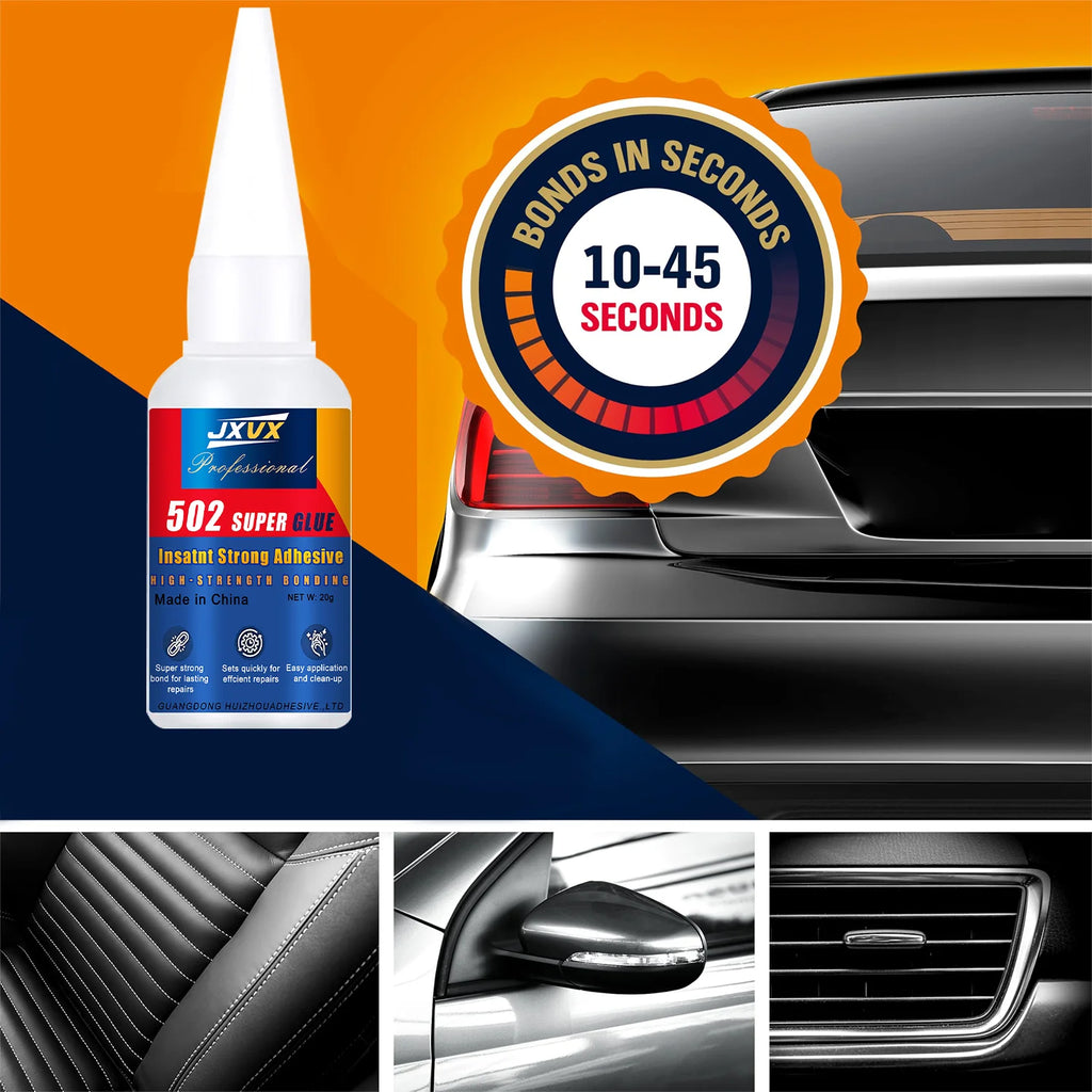 20 g instant-hardening 5S cyanoacrylic superglue-for cars, rubber, wood, metal (1-5 pieces)