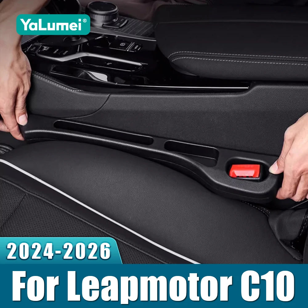 For Leapmotor C10 2024 2025 2026 2PCS Universal Car Seat Leak Proof Strips Gap Side Seam Filler Storage Accessories