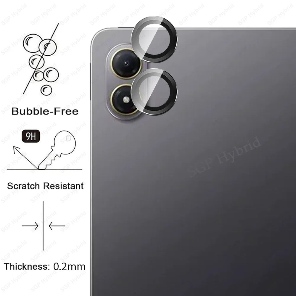Aluminum Alloy Lens Glass Case For POCO Pad M1 3D HD Metal Ring Camera Protector POCOPadM1 Little PadM1 POCOPad M 1 Back Cover