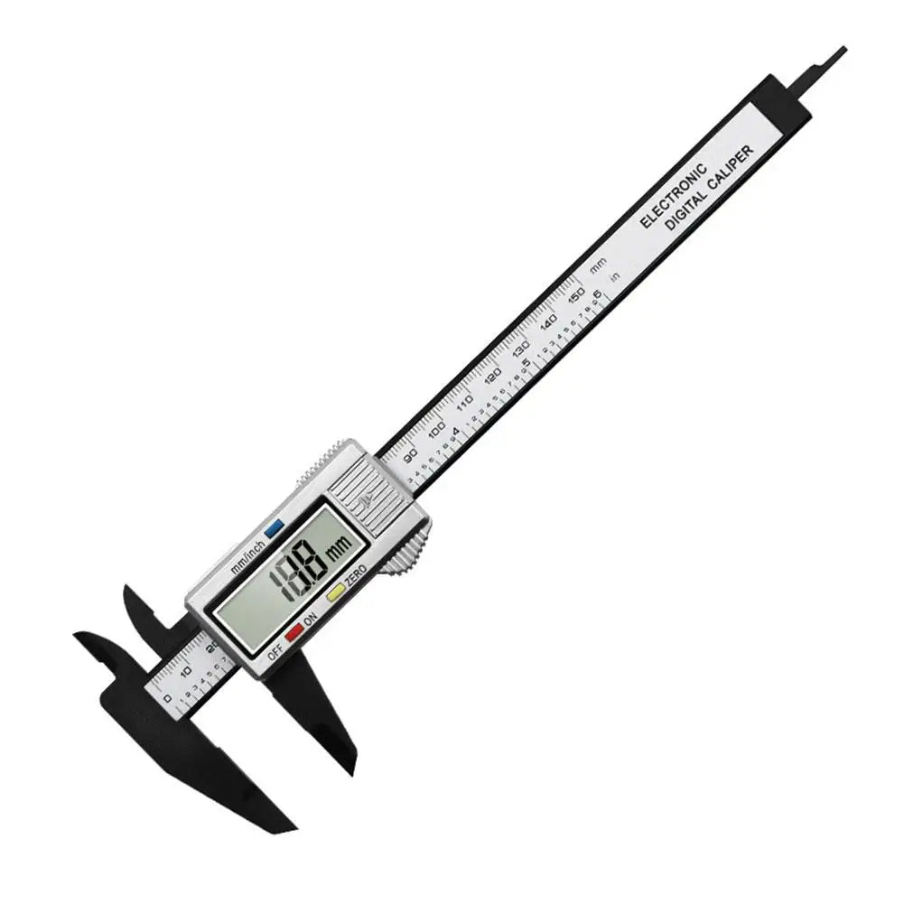Electronic Digital Caliper Carbon Fiber Dial Vernier Caliper Gauge Micrometer Measuring Tool Digital Ruler