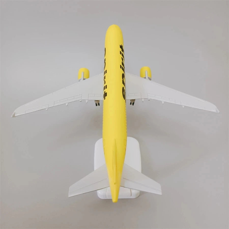 NEW 20cm Alloy Metal USA Air Spirit Airlines Airbus 320 A320 Diecast Airplane Model Plane Aircraft Kids Novel Toys