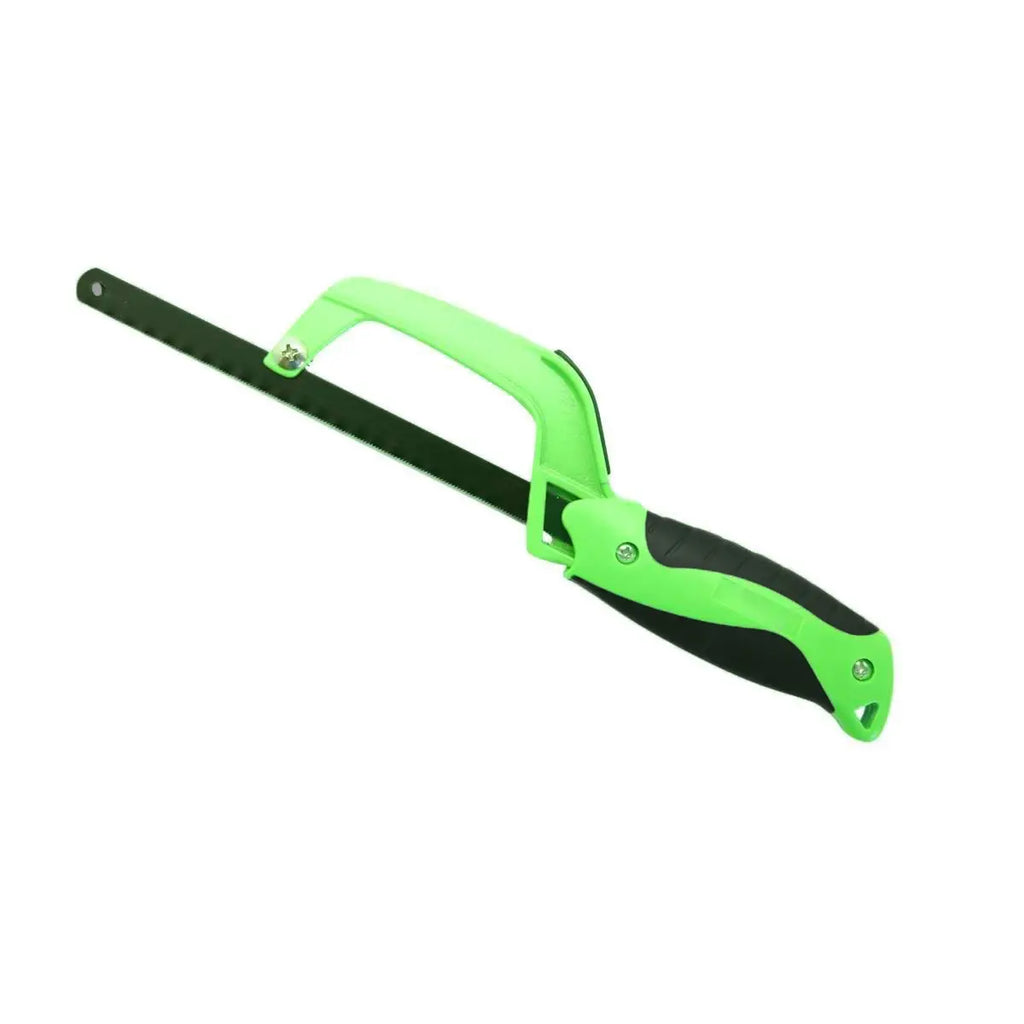10" Flexible Heavy Duty Mini Hacksaws Aluminum Frame Compact Hack Metal Cutter Bi-Metal HSS Blade  Hand Saw Woodworking Tools