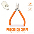 Model Pliers CR-V Ultra-thin Single Blade Gundam Nipper Non-slip Grip Sprue Cutter for Plastic Model Cutting and Building Pliers