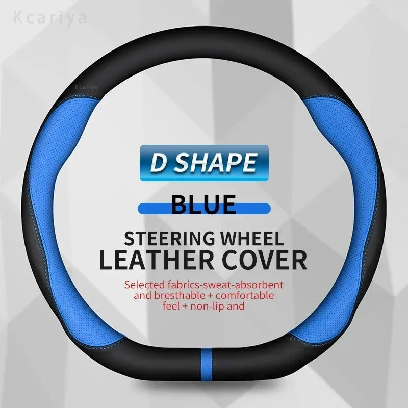 3D Embossed Non-slip Steering Wheel Cover 38CM for Chevrolet Cavalier Colorado Cruze Lacetti Onix Orlando Silverado Spark Tahoe
