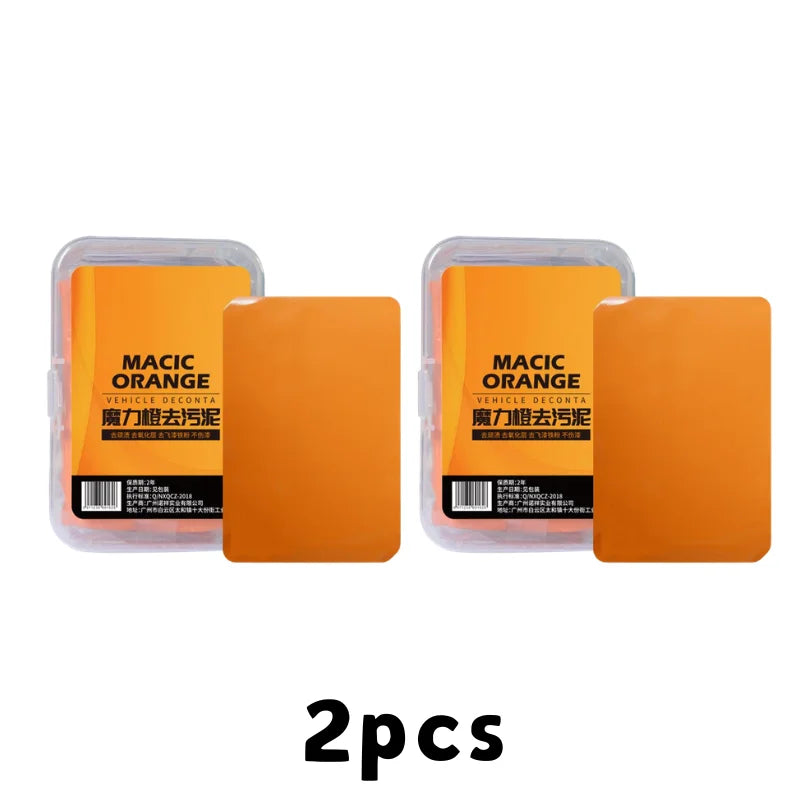 2/3/5PCS Car Magic Clay Bar With Storage Box Auto Detailing Cleaner Dirty Remover For Paintwork, Iron Filings & Spot Removal