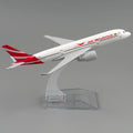 1/400 Scale Aircraft Airbus A350 Air Mauritius 16cm Alloy Plane Model Toys Children Kids Gift for Collection