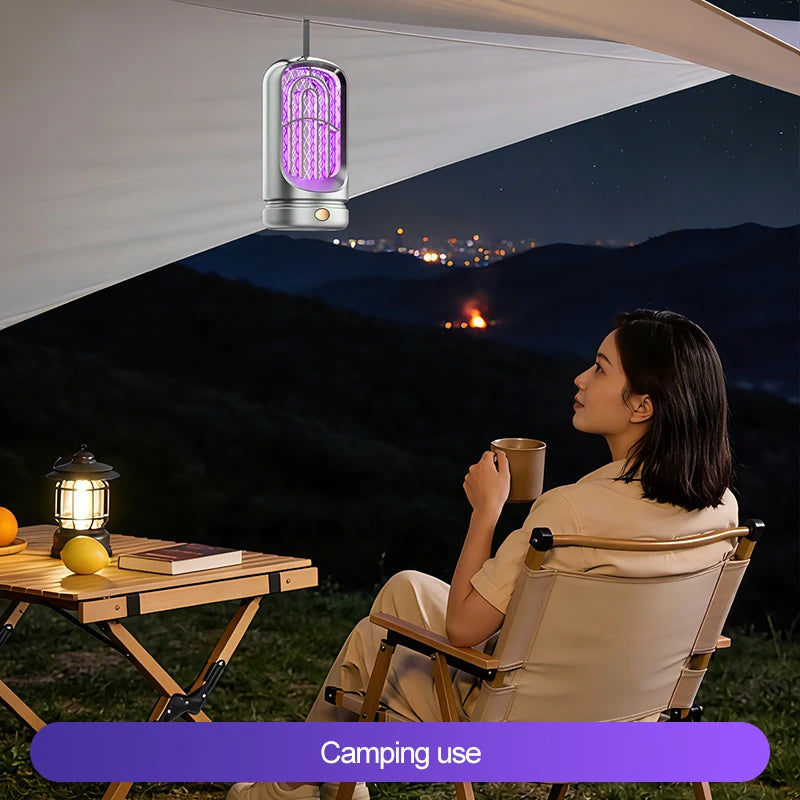 Anti-mosquito Lamp Mosquito Killer Lamp Electronic Fly Zapper Rechargeable Mosquito Repellent Outdoor Insect Trap
