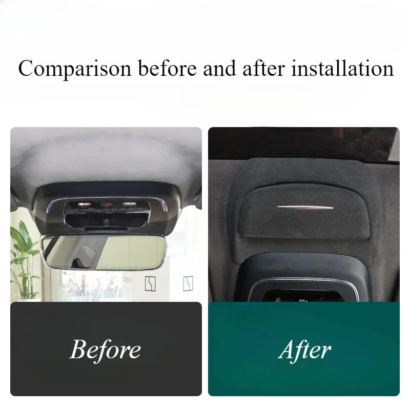 For ZEEKR 001/009 Car Glasses Case Sunglasses Protection Scratch-proof Storage Clip Car Roof Interior Modification Accessories