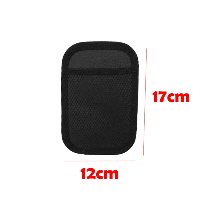Car Organiser Storage Bag Adhesive Mesh Pocket Pocket Phone Holder Sundries Nets Interior Accessories 20*14CM 12*17CM Universal