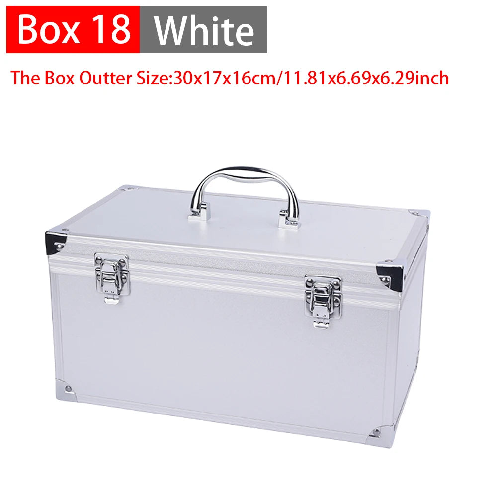 Aluminum alloy Tool Case Outdoor Vehicle Kit Box Portable Safety Equipment instrument Case Suitcase Outdoor Safety Equipment