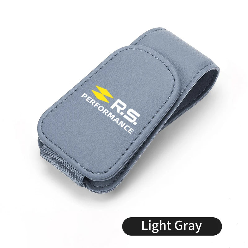 Magnetic Car Glasses Holder Sunshade Platep Card Ticket Clip For Renault Arkana Captur Twingo Talisman RS Line Logan Duster