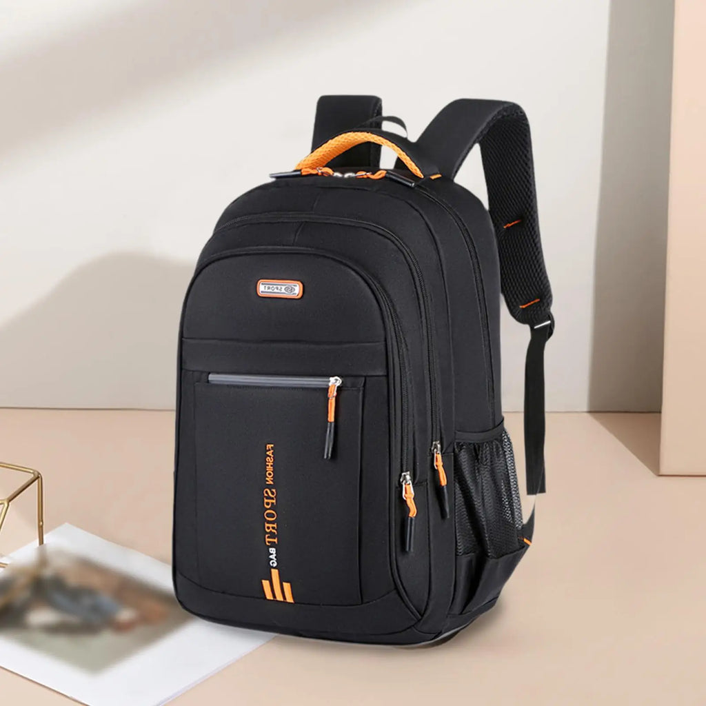 Laptop Backpack Nylon Lightweight Multifunctional Waterproof Rucksack for Overnight Travel Outdoor Sports Weekender Hiking