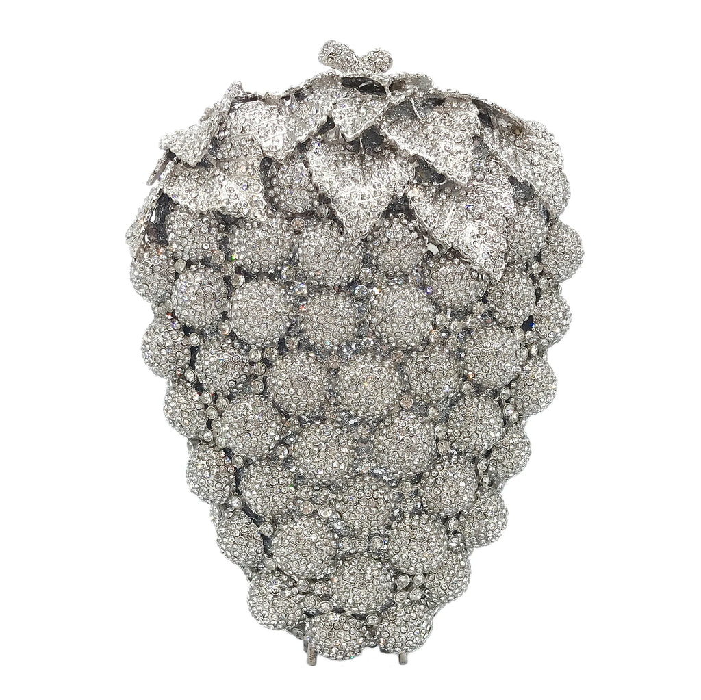 Daiwei Factory Wholesale Food Styling Metal Diamond Purse Luxury Crystal Bags Women's Rhinestone Evening Bags Handbag in Stock