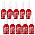 1-10pcs 243/271 10ml Threadlocker Medium Strength Threadlocker Anti Rust Blue Thread Locking Agent Adhesive Caulk Adhesives Sealer Quickly Cured Thread Locking Agent Sealant for Screws.