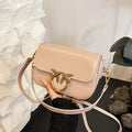 Swallow Bag 2026 New Women's Bag Double Feiyan Fashion Versatile One Shoulder Crossbody Bag Small Square Bag