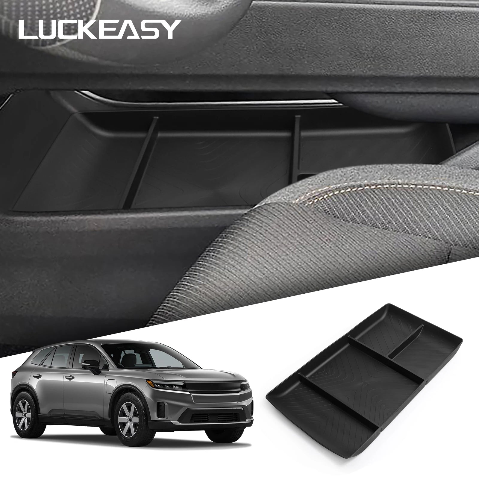 for Honda Prologue/Acura ZDX 2024 Car Storage Box Center Console Lower Layer Storage Box Organizer Tray Interior Accessories